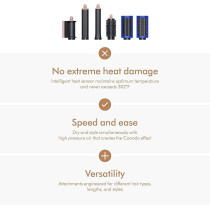 Dyson Airwrap Multi-Styler Complete Long in Special Edition, Blue Blush, 1 Year Warranty