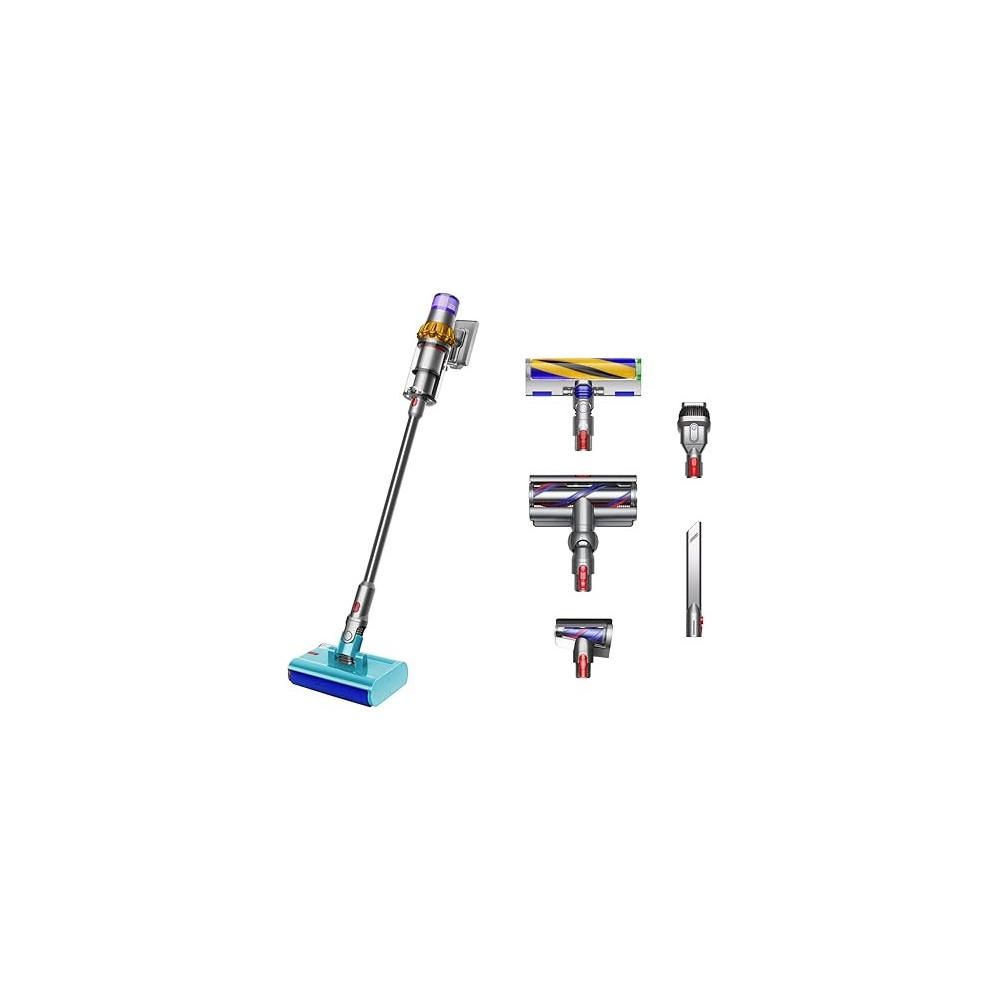 Dyson V15s Detect Submarin Vacuum Cleaner, Bagless, Silver, 1 Year Warranty