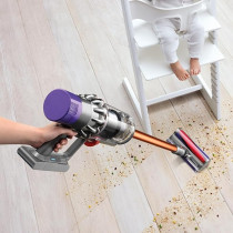 Dyson Cyclone V10 Absolute Cordless Vacuum Cleaner, 394433-01, Silver, 1 Year Warranty
