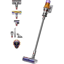 Dyson Nickel DysonV12, V12 Detect Slim Absolute Vacuum, 0.35 Liters, Silver, 1 Year Warranty