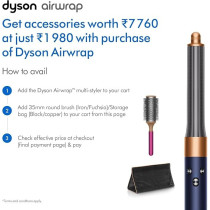 Dyson New Dyson Airwrap Hair Styler HS05-2022 Long (Prussian Blue/Copper) (Multi-functional Attachments Are The Perfect Alternatives to a Curling Iron, Curling Wand And Blow Dryer Brush), Blue, 1 Year Warranty