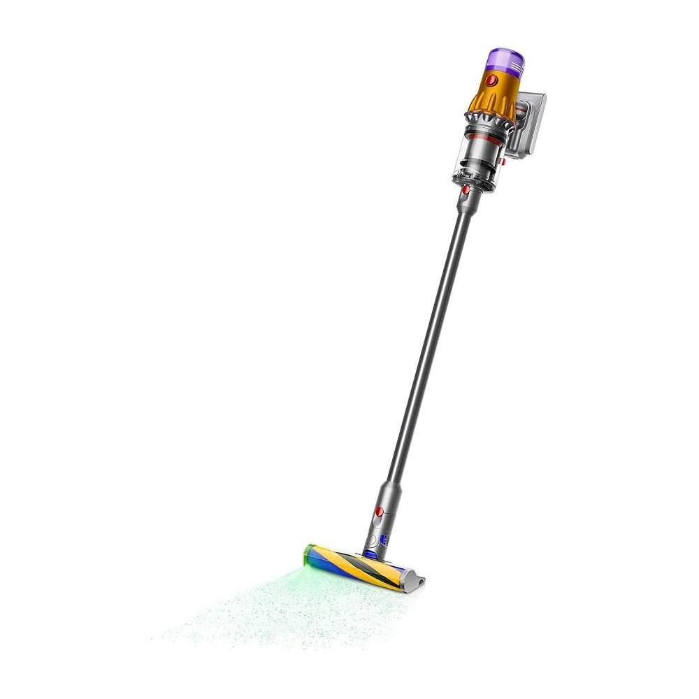 Dyson V12 Detect Slim Total Clean Cord-Free Vacuum Cleaner, 0.35 Liter, Disk, Silver, 1 Year Warranty