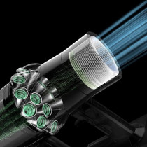 Dyson V11 Advanced Cordless Vacuum Cleaner, 479332-01, Blue/Silver, 1 Year Warranty