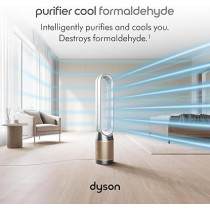Dyson Purifier Cool Formaldehyde TP09 Air Purifier and Fan, White/Gold Large, 1 Year Warranty