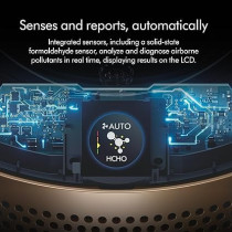 Dyson Purifier Cool Formaldehyde TP09 Air Purifier and Fan, White/Gold Large, 1 Year Warranty