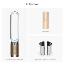 Dyson Purifier Cool Formaldehyde TP09 Air Purifier and Fan, White/Gold Large, 1 Year Warranty