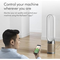 Dyson Purifier Cool Formaldehyde TP09 Air Purifier and Fan, White/Gold Large, 1 Year Warranty