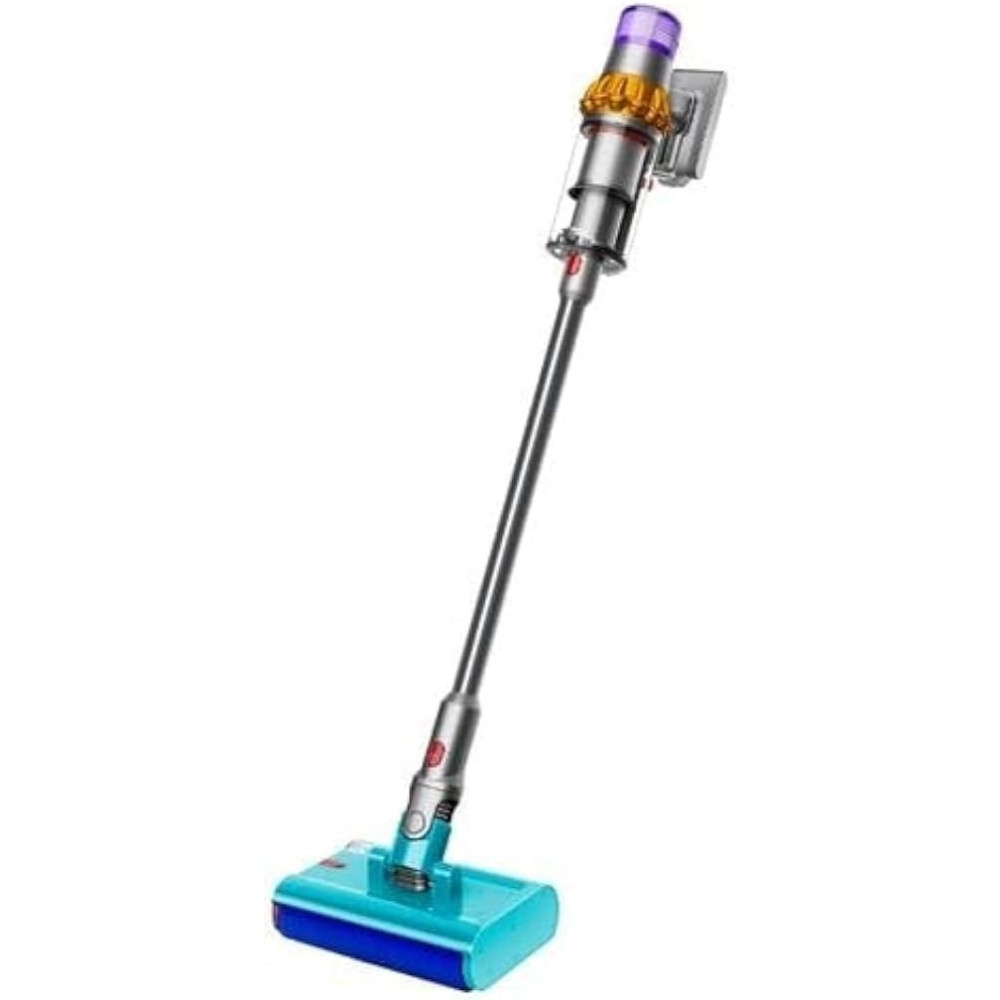 Dyson V15s Detect Submarine Vacuum Cleaner, Silver/Blue, 1 Year Warranty