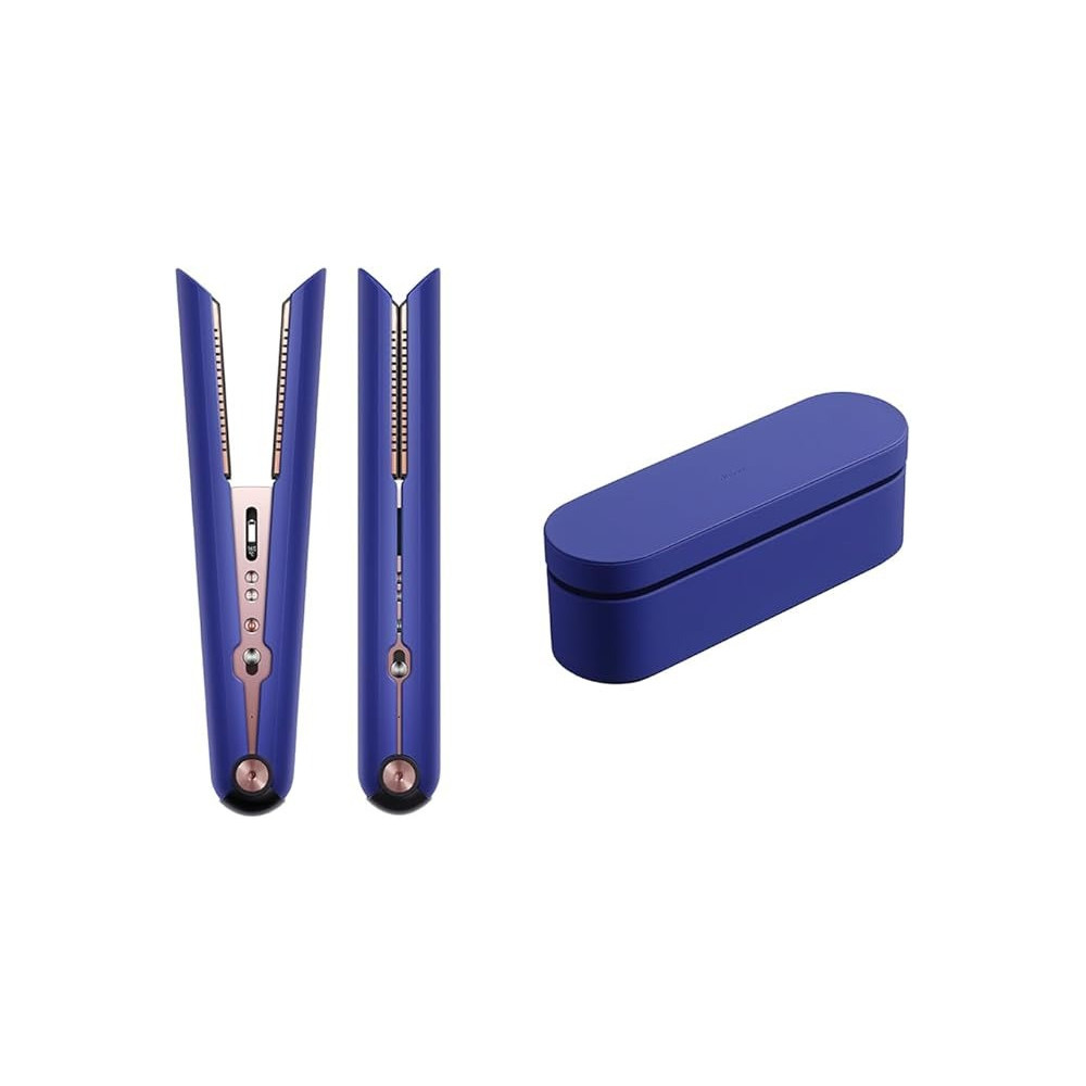 Dyson Corrale Hair Straigntener, Vinca Gifting Bundle, Blue/Rose, 1 Year Warranty