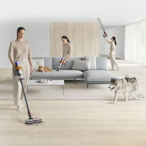 Dyson V15 Detect Absolute Cord-Free Vacuum Cleaner with 4 Attachment, Silver, 1 Year Warranty
