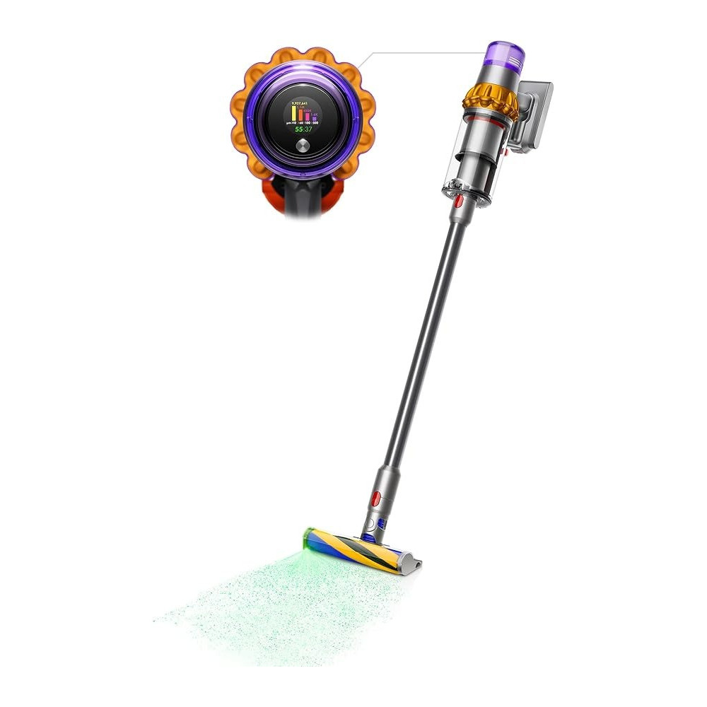 Dyson v15 detect Vacuum, one Color Silver, 1 Year Warranty