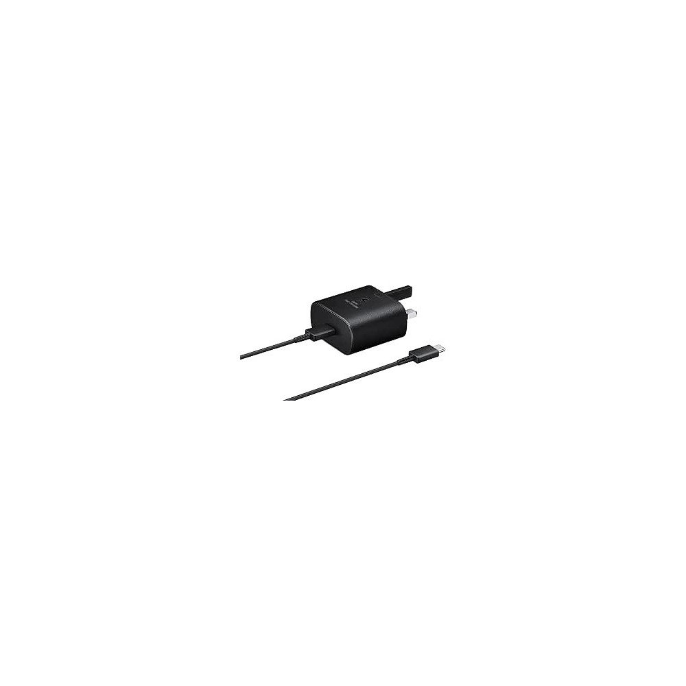 Samsung Original 25W Fast Charging USB-C Mobile Phone Charger Compatible with Galaxy Smartphones, Black, EP-TA800XBEGGB