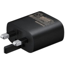 Samsung Original 25W Fast Charging USB-C Mobile Phone Charger Compatible with Galaxy Smartphones, Black, EP-TA800XBEGGB