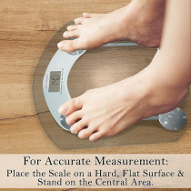 Oem Digital Thick Glass Weighing Scale Weight Measurement Machine For Humans