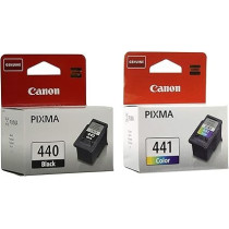 Canon 440 Black 441 Tricolor Ink Cartridges