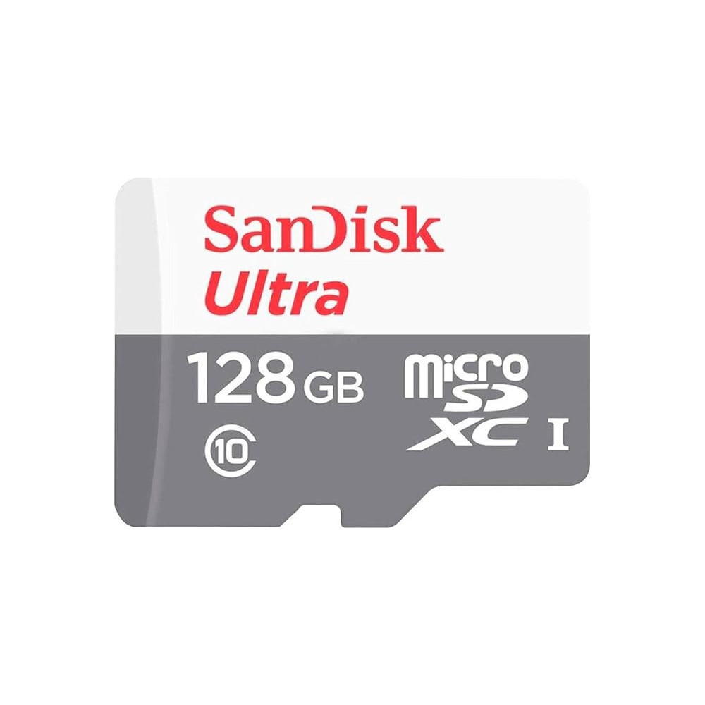 Sandisk 128GB Ultra Upto 100MB/s UHS-I Class 10 Micro SDXC Card, SDSQUNS-128G-GN6MN