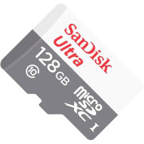Sandisk 128GB Ultra Upto 100MB/s UHS-I Class 10 Micro SDXC Card, SDSQUNS-128G-GN6MN