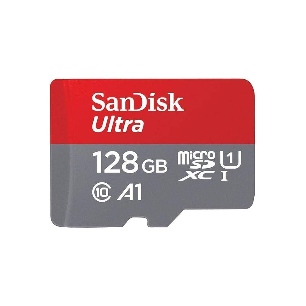 Sandisk Ultra Android Microsdhc Uhs-I 100 Mb/S A1 Card With Adapter 128GB, SDSQUAR-128G-GN6MA