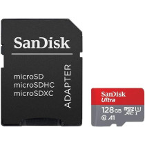 Sandisk Ultra Android Microsdhc Uhs-I 100 Mb/S A1 Card With Adapter 128GB, ‎SDSQUAR-128G-GN6MA
