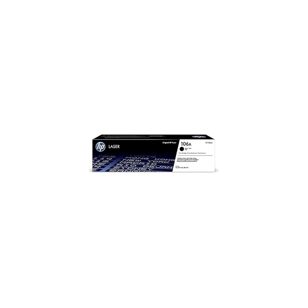 HP 106A Original Toner Cartridge Laser 107, Black, W1106A