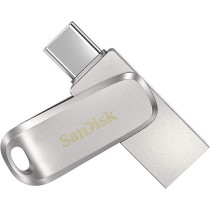 Sandisk 128GB Ultra Dual Drive Luxe USB Type-C, SDDDC4-128G-G46, Silver