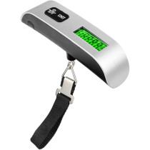 Ultechnovo Digital Hanging Luggage Scale Portable Handheld Bag Scale, Silver