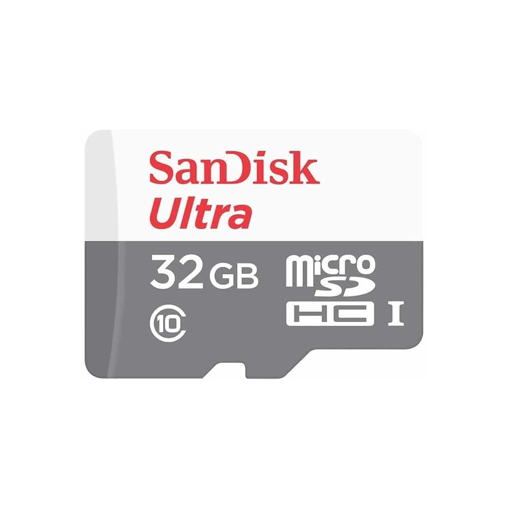 Sandisk Ultra Android Micro SDHC 32 GB 80 Mb/s Class 10 Featuring Class 10 For Full HD4, SDSQUNS-032G-GN3MN