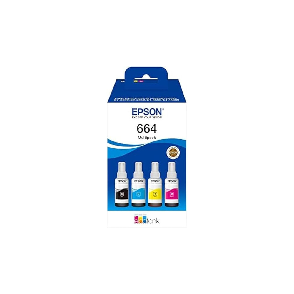 Epson EcoTank 664 Genuine Multipack Ink Bottles