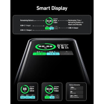 Anker Prime 20,000mAh Portable Charger with 200W Smart Digital Display Power Bank, Black