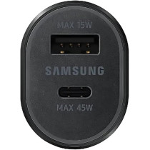 Samsung Super Fast Dual Car Charger Two Ports 45 W And 15 W, Black, EP-L5300XBEGWW