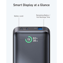 Anker 3.0 Portable Charger with PD 30W Max Output 10,000 mAh Power Bank, Black