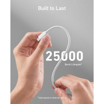 Anker USB-C To Lightning Port Fast Charging, White