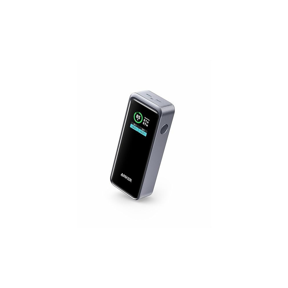Anker Prime 12,000 mAh 2-Port Portable Charger With 130W Output Power Bank, Black