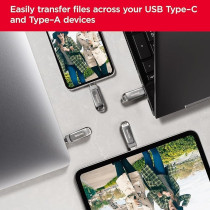 Sandisk 128Gb Ultra Dual Drive Luxe Usb Type-C, Up To 400Mb/S - SDDDC4-128G-GAM46