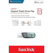 Sandisk 256Gb Ixpand Flash Drive Flip Usb 3.1 Gen 1 For Iphone/Ipad SDIX90N 256G GN6Nn, GN6NE, Black