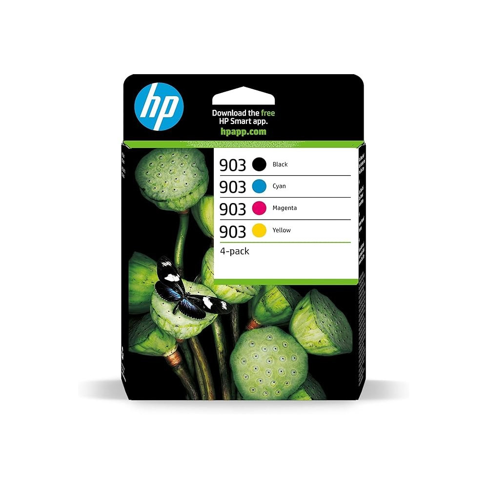 Hp 6ZC73AE 903 ,4 Pack,Original Ink Cartridges, Black/Cyan/Magenta/Yellow
