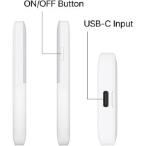Huawei E5586-326 Mobile 4G Wi-Fi Hotspot Up To 16 Devices 195 Mbps Mimo, White