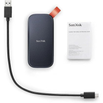 Sandisk 1Tb Portable Ssd, Up To 550Mb/S, Usb-C, Usb 3.2 Gen 2, SDSSDE30-1T00-G25