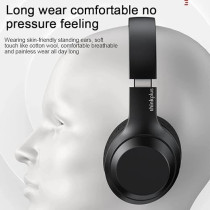 Lenovo Thinkplus Headphones Th10, Wireless, Wired, Black