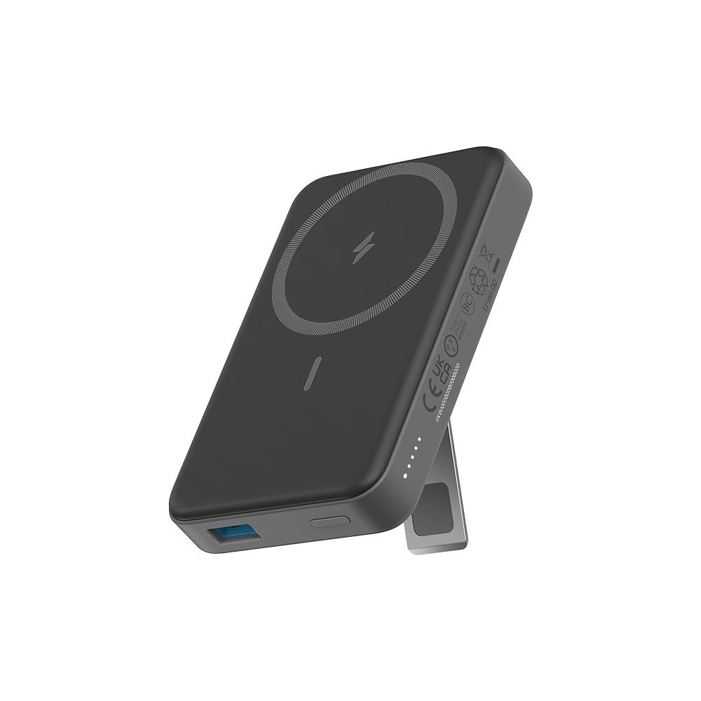 Anker Magnetic Battery, 10000Mah Foldable Wireless Portable Charger, 20W Usb-C Power Delivery For Iphone 15/15 Plus/15 Pro/15 Pro Max, Iphone 14/14 Pro / 14 Pro Max, Iphone 13/12 Series, Black