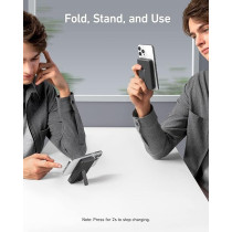 Anker Magnetic Battery, 10000Mah Foldable Wireless Portable Charger, 20W Usb-C Power Delivery For Iphone 15/15 Plus/15 Pro/15 Pro Max, Iphone 14/14 Pro / 14 Pro Max, Iphone 13/12 Series, Black