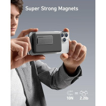 Anker Magnetic Battery, 10000Mah Foldable Wireless Portable Charger, 20W Usb-C Power Delivery For Iphone 15/15 Plus/15 Pro/15 Pro Max, Iphone 14/14 Pro / 14 Pro Max, Iphone 13/12 Series, Black