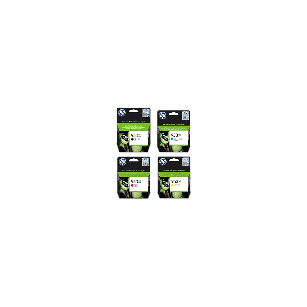 Hp 953Xl Multipack High Yield Original Ink Cartridge, Black/Cyan/Magenta/Yellow