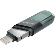 Sandisk 128GB Ixpand Flash Drive Flip USB 3.1 Gen 1 For iPhone/Ipad, Sdix90N 128G Gn6Nn, Black, Gn6Ne