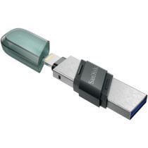 Sandisk 128GB Ixpand Flash Drive Flip USB 3.1 Gen 1 For iPhone/Ipad, Sdix90N 128G Gn6Nn, Black, Gn6Ne