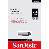 Sandisk Ultra Flair 256GB USB 3.0 Flash Drive, SDCZ73-256G-I35