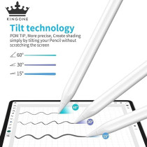 Kingone Upgraded Stylus Pen, White