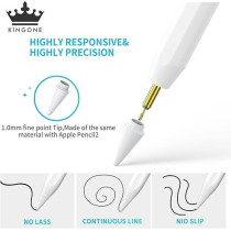 Kingone Upgraded Stylus Pen, White