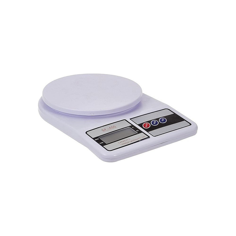 Electronic Scale SF-400, LCD Display, White