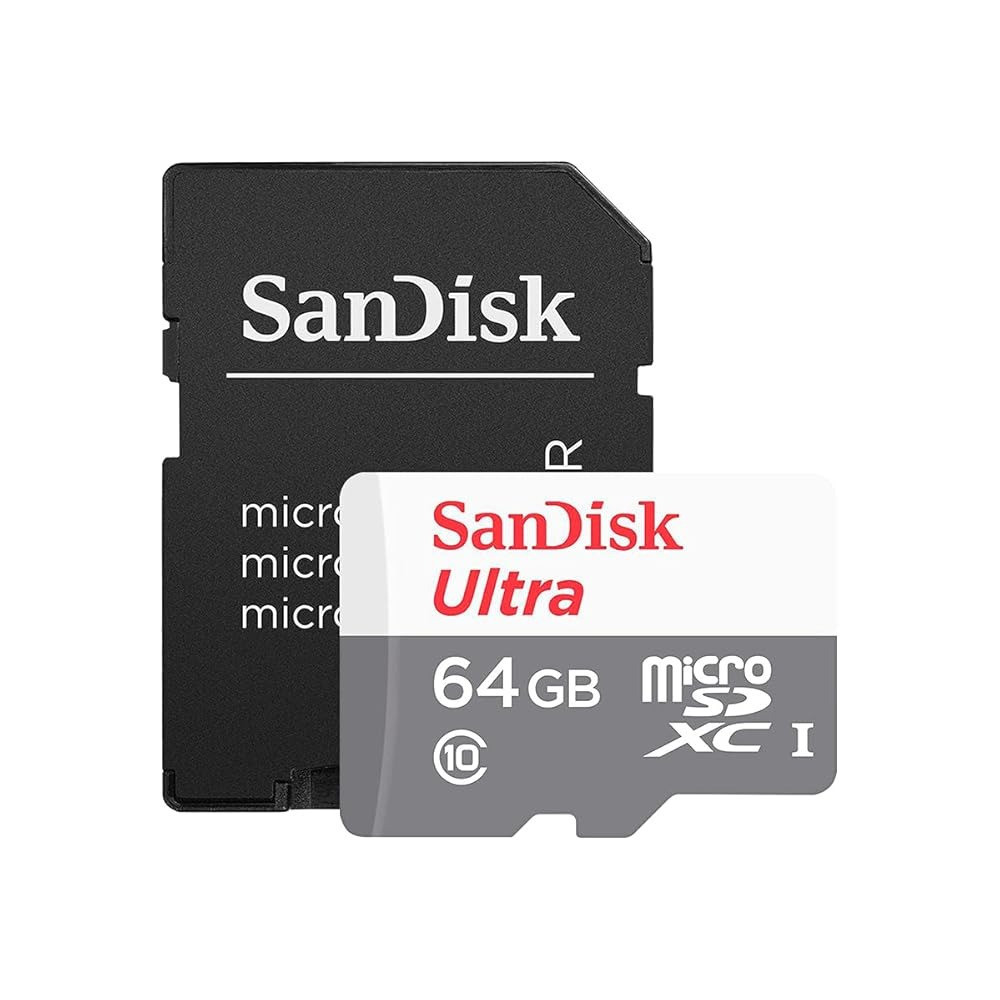 Sandisk Ultra MicroSDxc Karta Pamici 64 Gb, Class 10 Uhsi 100Mbs Z Adapterem